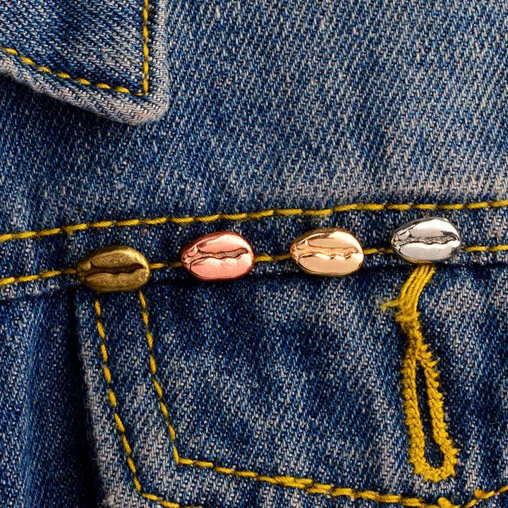 dress corsage coffee utensils series badge metal coffee brooch collar pin