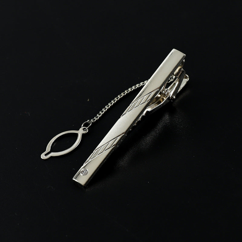 Tie Clip for Men Wedding Business Formal Necktie Tie Clasp Gentleman Necktie Bar Tie Pin