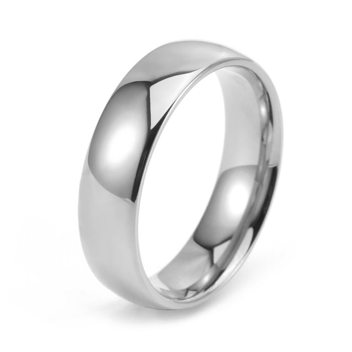 Polished 6mm Carbide Rings For Men