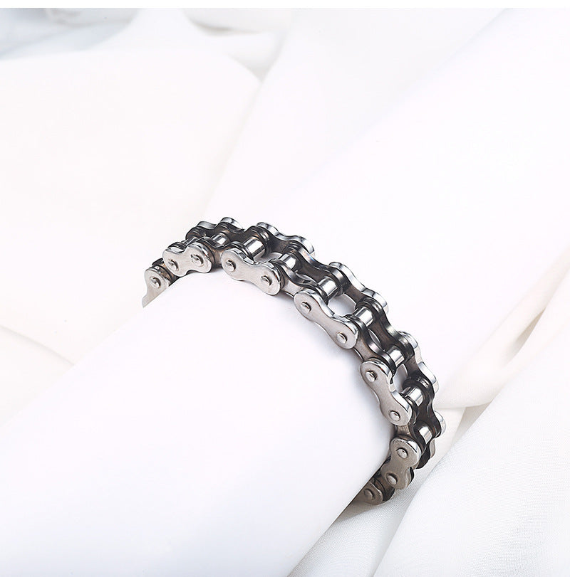 Stainless Steel bike Chain jewelry Bracelets