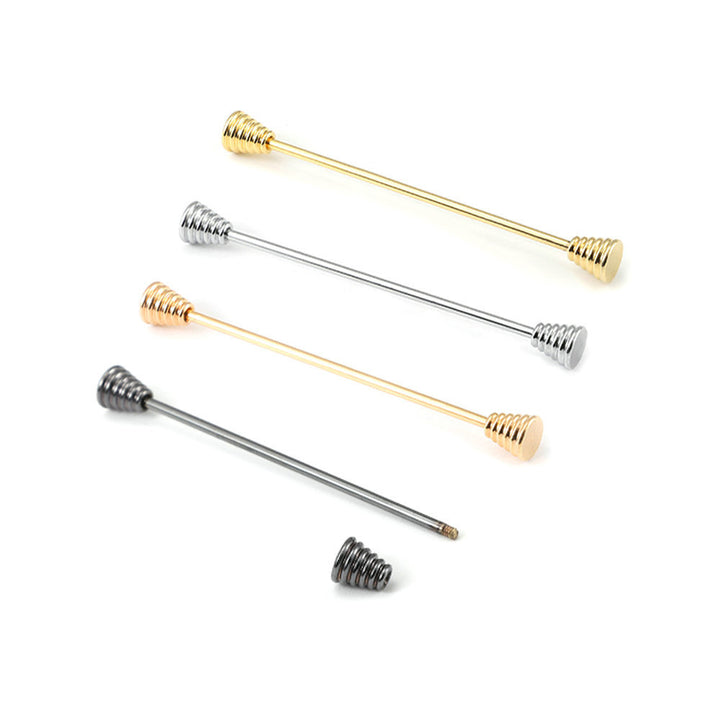 Metal Garment Accessories Shirt Collar Pins For Men