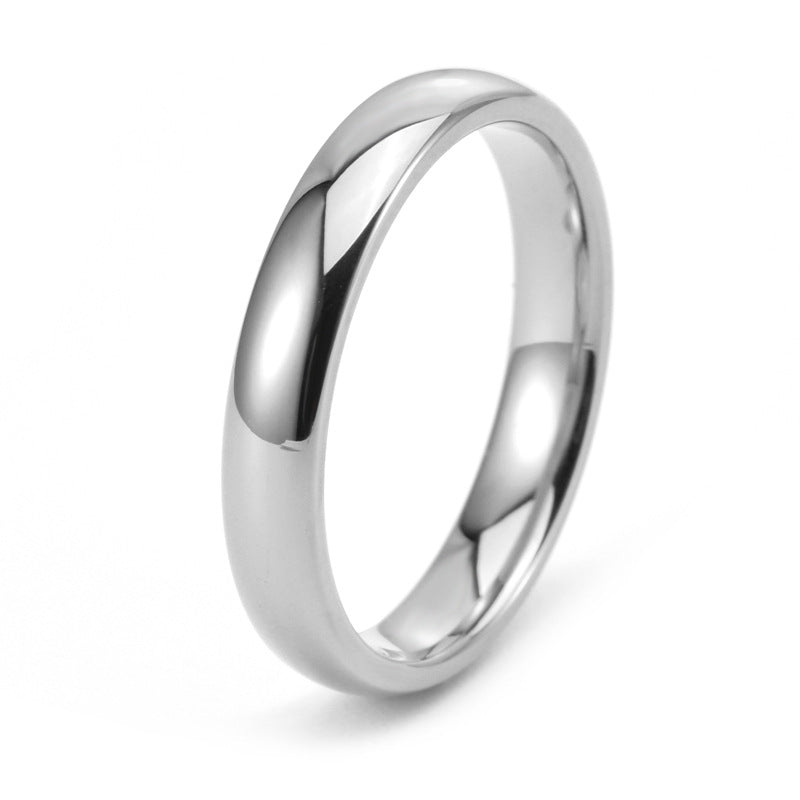 Polished 4mm Carbide Rings For Men