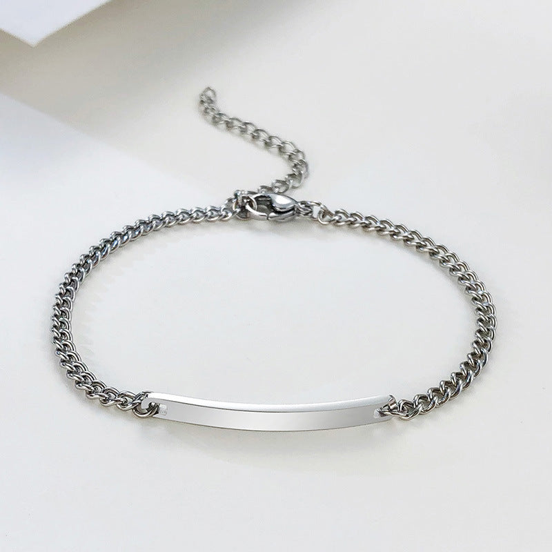 Trendy Men And Personality Stainless Steel Fashion Jewelry Bracelet