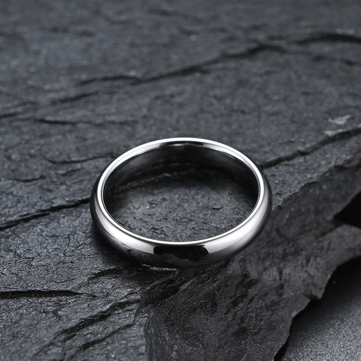 Polished 4mm Carbide Rings For Men